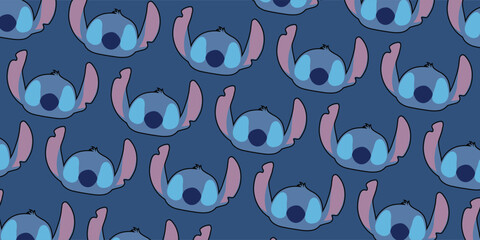 Blue abstract background Swirl circular lines pattern. Futuristic technology concept.