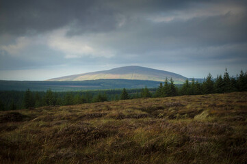 Knocklayd Mountain in County Antrim, Northern Ireland 