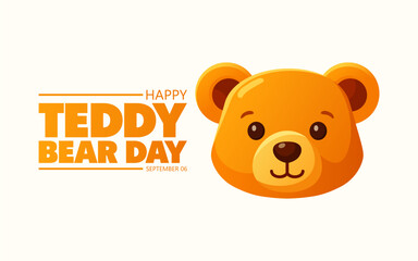 Vector graphic of Teddy Bear Day ideal for Teddy Bear Day celebration.
