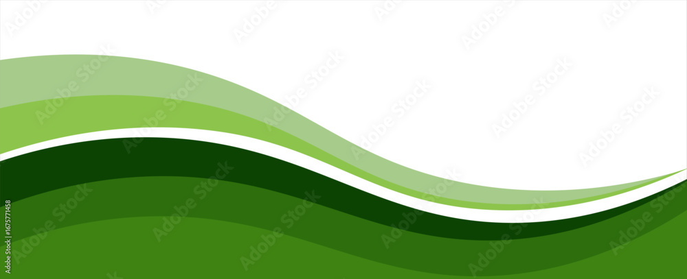 Poster abstract green banner background. graphic design banner pattern background template with dynamic cur