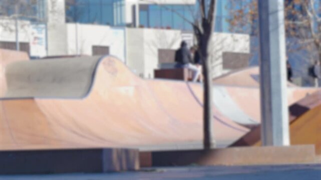 Skatepark in the city