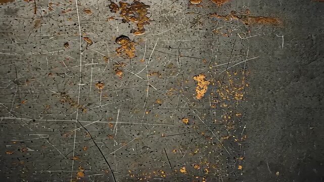 Textured metal surface with rust and scratches