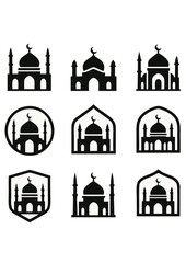 Mosque Logo Collection