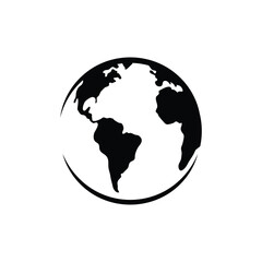 Creative Globe Icon Vector Art, logo, and Graphics.