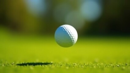 Golf Ball in Flight: Precision and Power on the Green