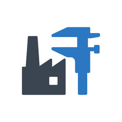 Factory Quality Control Icon