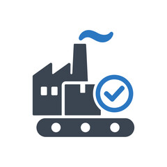 Factory Quality Check Icon