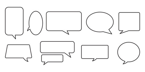 Set of yellow speech bubble collection .set of yellow speech bubble cartoon box icon set . speech bubble vector. comment box icon vector set . eps 10