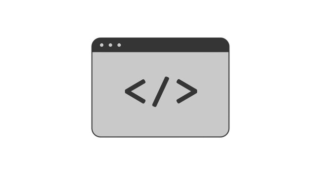 Coding development website programming software technology computer application digital design on transparent background