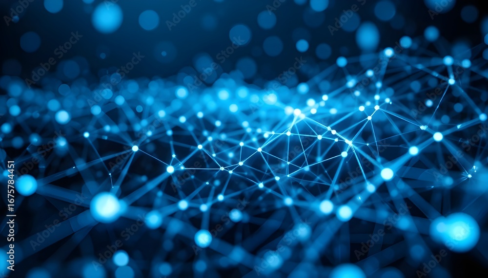 Poster abstract digital technology background, network and data connection, global communication and inform