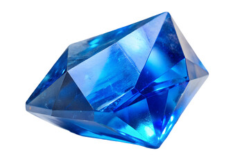 blue crystal png image on transparent background