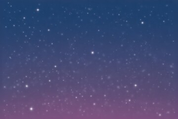 Vast starry night sky with a gradient of deep blue to soft purple hues