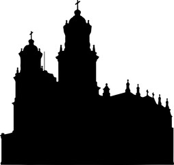 Obraz premium church Vector Art