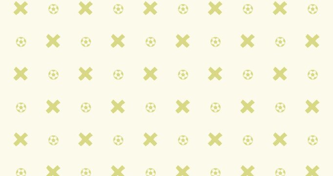 soccer ball yellow pattern background