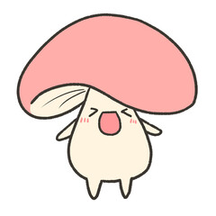笑ってるきのこ