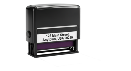 Self Inking Address Stamp Office Supply Business