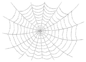 Halloween linear icon set. featuring cobweb, pumpkin, ghost, bat, witch hat, cauldron, and skull symbols