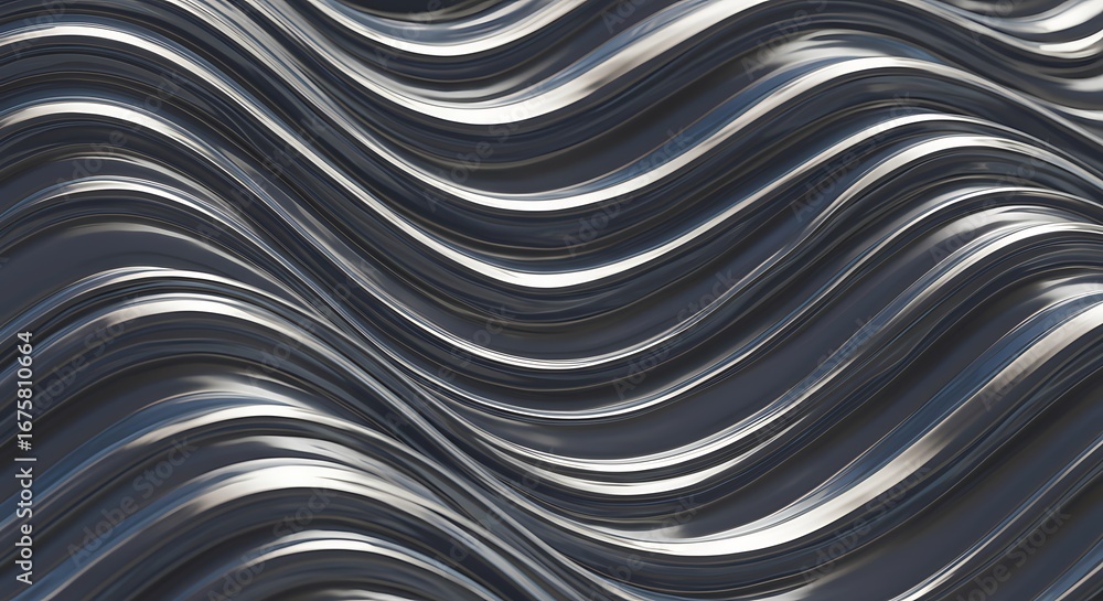 Aufkleber abstract wavy pattern with dark and light shades creating a flowing, undulating texture.