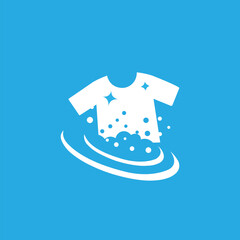Laundry logo vector logo  concept template 