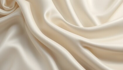 Obraz premium ivory abstract background. Silk satin velvet fabric. Elegant luxury rich