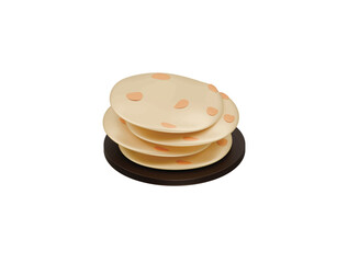 naan icon 3d illustration render