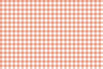 DarkSalmon and white color plaid pattern background. plaid pattern background. Seamless pattern.