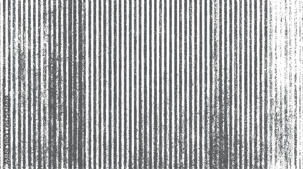 Aufkleber vertical striped grunge texture with distressed rough lines and rustic faded surface for abstract mo