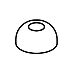 お店の呼び出しベル・ボタンのアイコン ベクターイラスト
