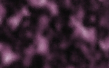 Abstract purple background with particles. Dark purple frosted glass texture background with glossy effect. Modern background with distorted glass surface. Frosted blur texture with shiny glass looks.