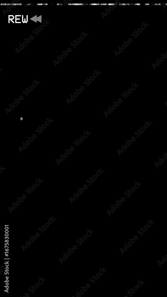 Poster analog vhs retro rewind static seamless 4k video background overlay loop. analog vhs distortion & tv