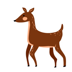 deer cartoon isolated