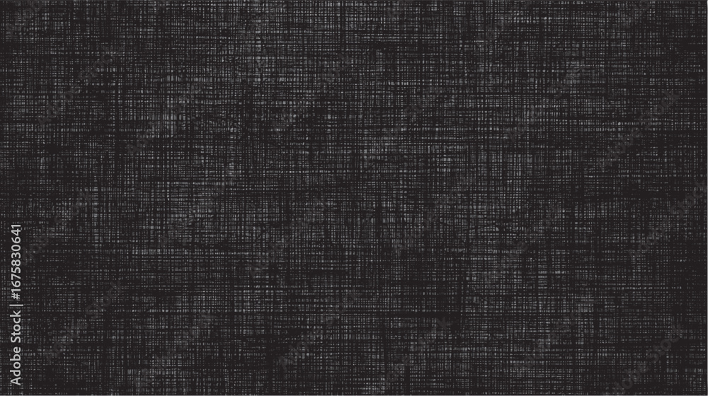 Poster dark grunge fabric texture background with abstract rough pattern for modern design. black linen tex