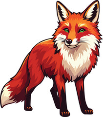 Red Fox vector 