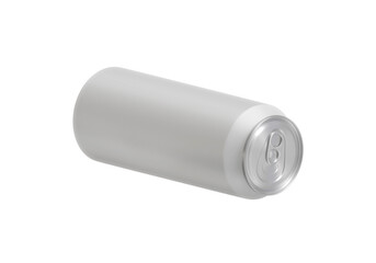 Aluminum can drinks or soda aluminum can, transparent background