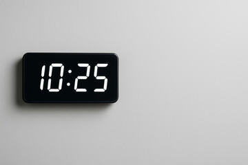 Minimalist Modern Digital Clock Display Time
