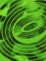 Retro technology poster abstract vinyl record themed illustration