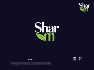 Fototapeta premium Modern minimalistic logo design 