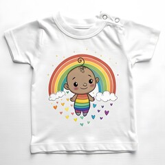 baby boy with a white shirt