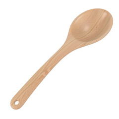 Wood Spoon isolated on transparent background