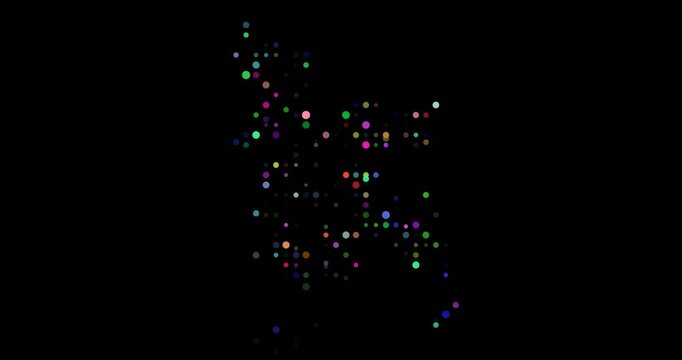 Dynamic Particles Entering Screen to Build Vibrant Bangladesh Map
