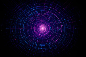 Abstract Digital Vortex Engine.