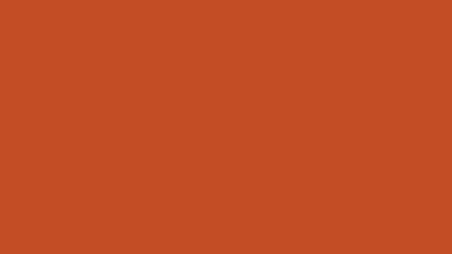 Solid terracotta orange background abstract color