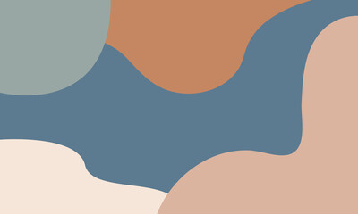 Colorful geometric background. Liquid, flow, fluid background. Fluid simple shapes composition. Modern abstract cover. Fluid colors shapes. Poster design. Eps10 vector.