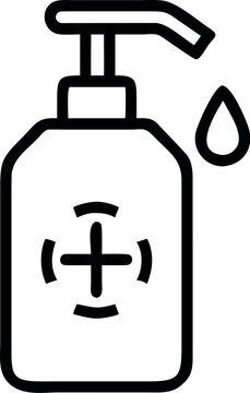 hand sanitizer dispenser with drop clip art preview