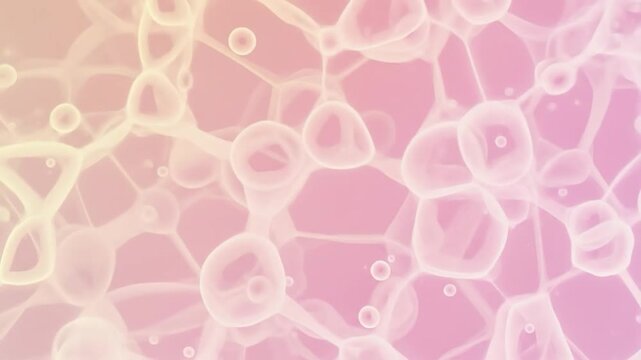 Pink cellular network abstract background