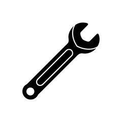 socket wrench tool simple vector icon isolated