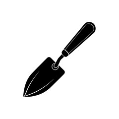 trowel simple construction tool vector icon