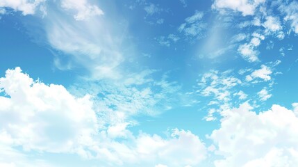 Fototapeta premium Serene Blue Sky White Ground Backgrounds: Elevate Visual Projects with Timeless Purity, Versatile Aesthetics, and Calming Vibes for Design, Decoration, and Digital Creations