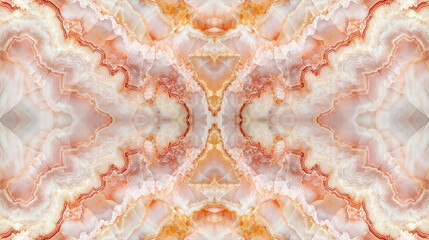 Pink Onyx mirrored Stone Slabs