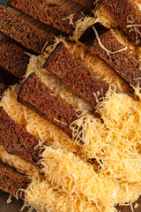brown bread with sesame seeds